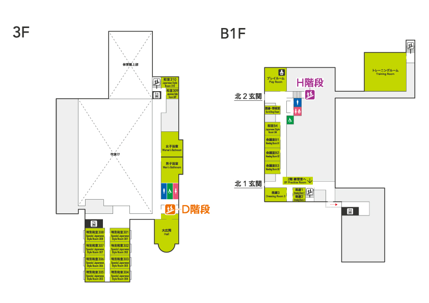 画像 3・B1Fフロアマップ