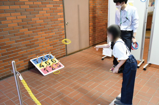 画像 輪投げの様子