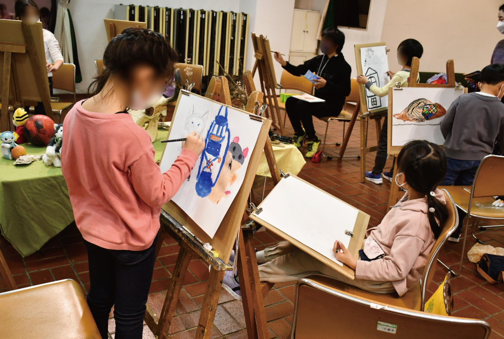 画像　こども絵画教室