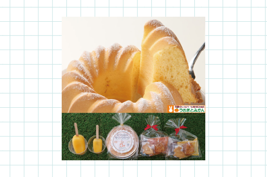 画像　うさぎとみかん