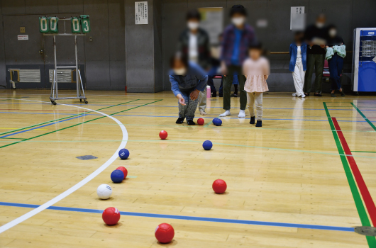 画像　ボッチャ体験会