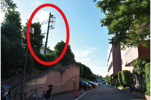 画像 引き込み電柱